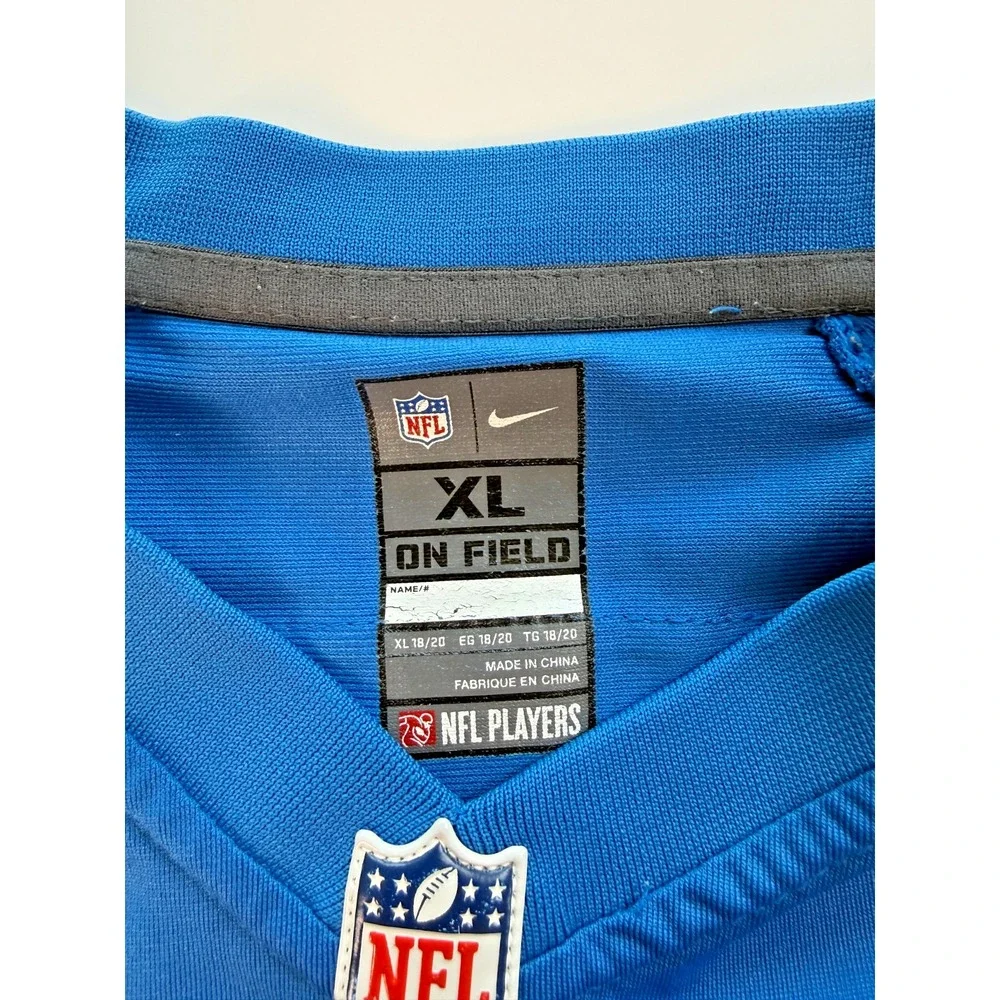 Nike Detroit Lions D’Andre Swift #32 Youth XL 18/20 Blue NFL Jersey (damaged)